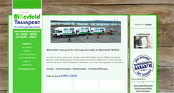 Desktop Screenshot of bitterfeld-transport.de